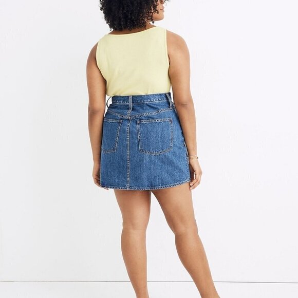 {SEE Comments} Madewell | Rigid Denim Mini Skirt - Picture 4 of 16